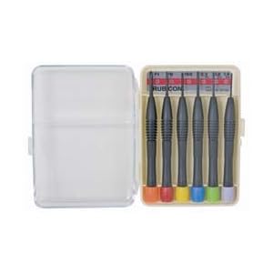 Import 1700 6piece-Plastic Handle Jewelers Screw Driver Set