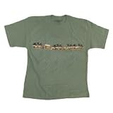 Newport Blue Men Surf Shack Woodie Band T-Shirt