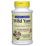 Wild Yam Root Extract Standardized 60 vegicaps from Nature's Answer
