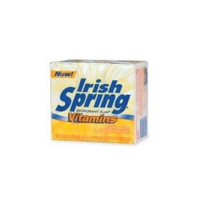 Irish Spring Deodorant Bath Bar, Vitamins, 4.0 Ounces Each, 3-pack