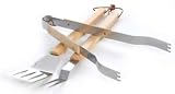 Charcoal Companion Oval Pro Chef  Oak Handle Fork