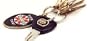 LIFETAG Diabetes ID Key Chain