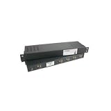 Cables To Go 40396 4-Output S-Video + Composite Video + Stereo Audio Distribution Amplifier (Black/Silver)