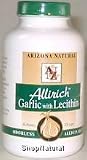 Allirich Garlic w/Lecithin, Hi-Potency, Odorless, Caps, 200 ct.