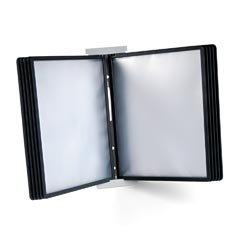 Durable 5612-01 Instaview Desktop Reference System, Black Borders