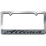 Altima Chrome License Plate Frame with 2 Free Caps 
