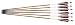 Martin Archery Footed Cedar Wood Shafts Bubinga 45/50lb