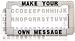 Personalized License Plate Frame Kit