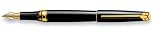 Caran D'ache Leman Ebony Black Lacquered GT Medium Point Fountain Pen - CA-4799282