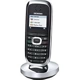 Siemens Gigaset SL37 H Mobilteil inkl. Ladeschale schwarz/chrom - 