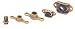 ARP 200-9107 1/4-28 Plate Nut 2-Lug Fixed W/Ctr Sunk Rivet Hole (NAS -4)