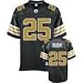 Reggie Bush New Orleans Saints #25 Premier Reebok NFL Football Jersey (Alternate Black)