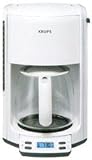 Krups FME2 12-Cup Programmable Coffeemaker with Glass Carafe, White
