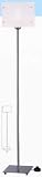 LAMPS BEAUTIFUL Cleo Contemporary Glass and Steel Floor Lamp by Litesource--Excellent customer service--see our feedback.