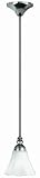 Hinkley Bloom 4377PL Mini Cone (41H x 6W) 100 watt Pendant in Polished Antique Nickel