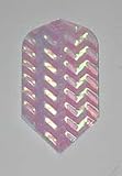 3 sets White SHELL Slim flights - Iridescent - Style 1