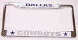 Dallas Cowboys Chrome License Plate Frame