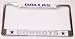 Dallas Cowboys Chrome License Plate Frame