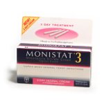 Monistat 3 Vaginal Antifungal Medication, 0.18-Ounce, 3-Count Applicators (Pack of 2)