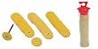YELLOW SANDING DISC 7/8" DIAMETER FINE TUBE OF 100