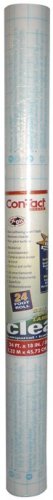 Con-Tact 24F-C9D78-06 18-Inch by 24-Foot Roll of Multipurpose Adhesive Liner - Clear Gloss