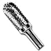 1/4 In Carbide Bur (Titanium Coated) Cylinder Shape w/ Radius End