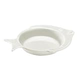 American White (Ivory/Eggshell) Hall China 299 10 oz. Fish Casserole Dish 12 / CS