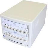 Bestduplicator 1 to 7 Target SATA DVD CD Duplicator with Pioneer DVDRW Burners Athena Duplication Controller, Standalone Copier Tower Replication Recorder Black