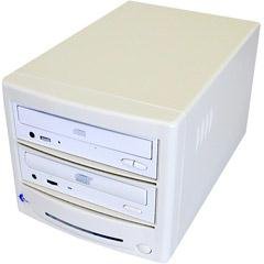 Bestduplicator 1 to 7 Target SATA DVD CD Duplicator with Pioneer DVDRW Burners Athena Duplication Controller, Standalone Copier Tower Replication Recorder Black
