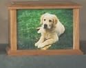 Solid Wood Cremation Urn -The Taylor - Cherry Finish - 4 sizes