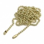 10 Pack of 70168 5 FT. BRASS FIN BEAD CHAIN by