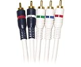 6' Python HDTV 5 RCA Digital Hi-Res Component Cables