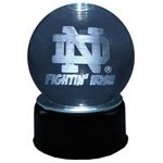 Buy Notre Dame Official Logo Laser-Etched Musical Crystal Ball by Sports Collector's Guild