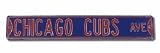 Steel Street Sign: CHICAGO CUBS AVE