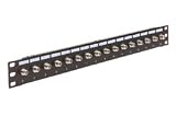 1.75 x 19 Panel (Black), 16 F Coupler