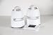 New Grace Digital Weatherproof Mini Bullet Outdoor Wireless Speakers White 3 Watts Per Speaker