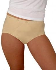 Vv SkiVvys "June Vintage" Full Coverage Waterproof Leak Resistant Protective Panty (Plus (3X), Nude)