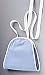 [Item]: Universal Sling [Additional Info]: Universal Arm Sling Fits Any Patient. This lightweight sling crosses in back to provide balanced support. Open design provides adequate ventilation. Polyester/cotton blend fabric. Ciel blue color.