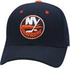 New York Islanders NYI Circle Navy Fitted Shootout Hat