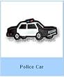 Shoe Doodles Police Car Charm