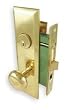Battalion 1TPZ5 Lockset, Light Duty, Brass, Combo Entry, LH