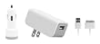 Griffin PowerDuo Home/Car Charger for iPod and iPhone (White)