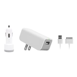 Griffin PowerDuo Home/Car Charger for iPod and iPhone (White)