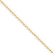 14k .75mm Diamond-Cut Cable Chain Necklace - 16 Inch