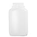 Qorpak Natural HDPE Wide Mouth Oblong Bottle with Neck Finish