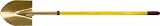 Ampco S-81FG, Round Point Shovel, 9x 11-1/4x 56-1/2, Long Fiberglass Handle