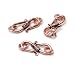Copper with Antique Finish S Clasps 12x23mm, 3pcs