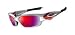 Oakley STRAIGHT JACKET White Chrome/Positive Red Iridium Sunglasses