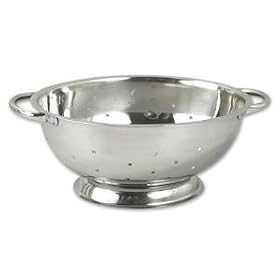 4 Quart STAINLESS steel COLANDER strainer KITCHEN NEW by 