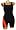 Black with Red Orange Flashes